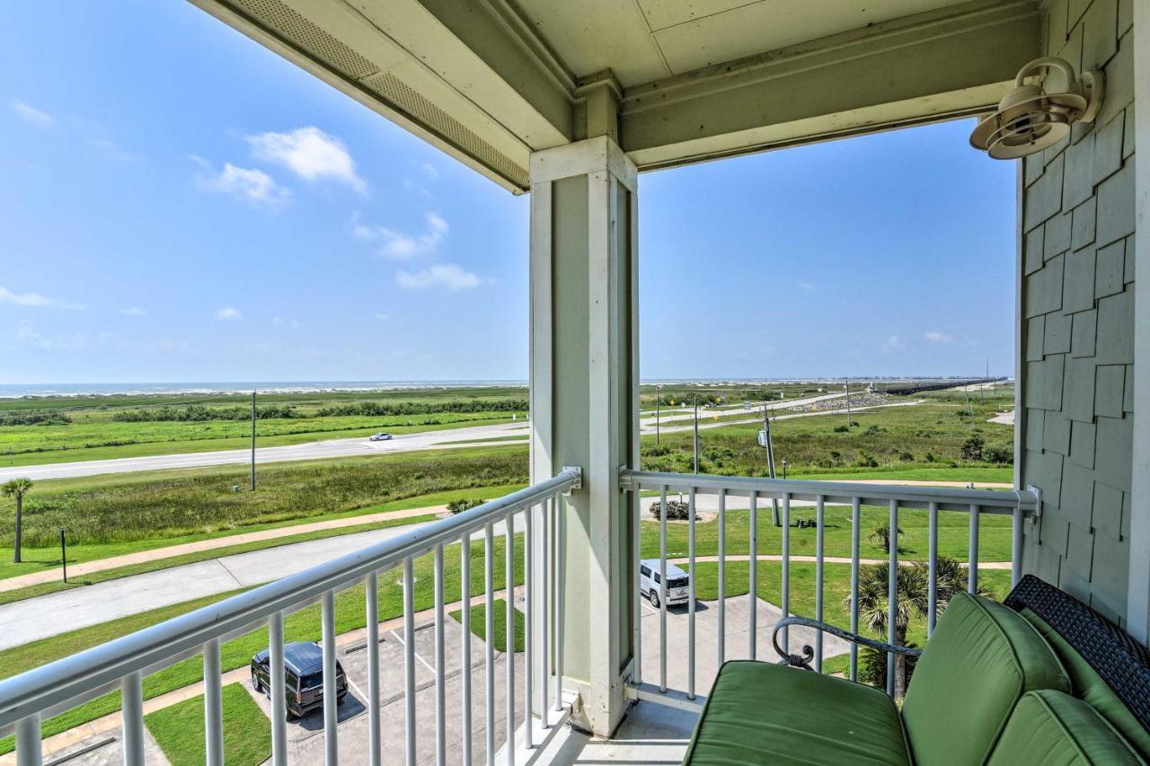 Ferienwohnung Pointe West Family Retreat Balcony And Ocean Views! Galveston Exterior foto